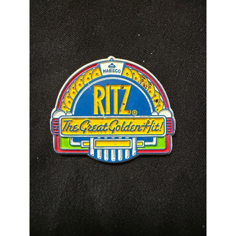 Vintage Nabisco Ritz Crackers Jukebox Magnet The Great Golden Hit Retro PVC